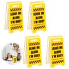 PAVIKE Desk Memo Holder Stand, Set of 4 Tabletop Memo