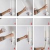 Disposable Paper/Plastic Cup Dispenser Holder Adjustable 40-50Pcs Cups Container with