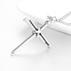 FFWTPY Cross Necklace for Men Women Stainless Steel Cross Pendant