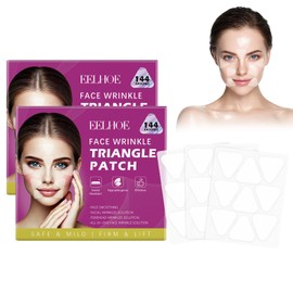 288 PCS Anti Wrinkle Patches, Overnight Triangle Patches for Forehead, Under Eye & Face