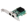 10/100/1000Mbps RJ-45*2 Dual port PCI-Ex1 GigabiT network Card for 8102-T2