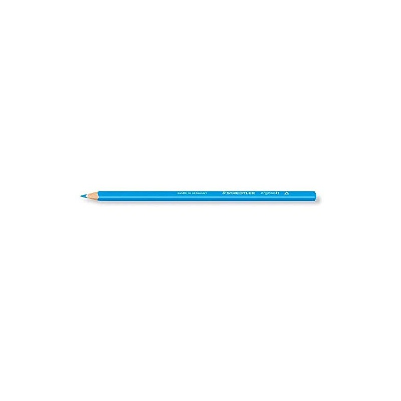 12 x Staedtler Ergo Soft Colouring Pencil Light Blue