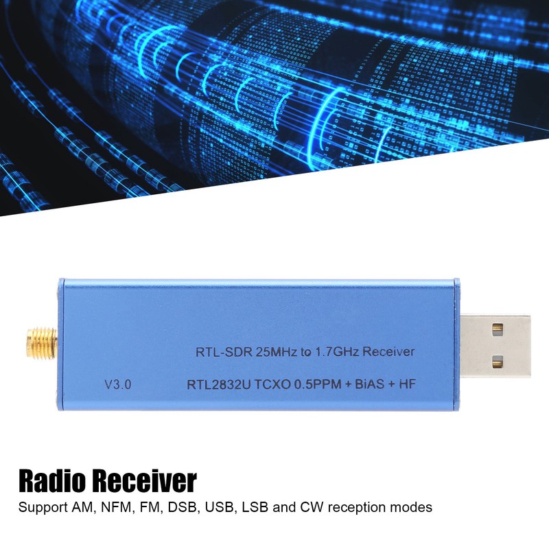 Radio Receiver for AM NFM FM DSB USB LSB CW