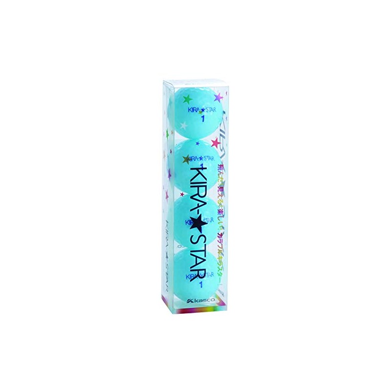 Kasco Kira Star 2 Golf Ball, Aqua Dozen