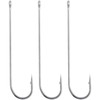 Dr.Fish 100 Pack Aberdeen Hooks Extra Long Shank Hooks Light