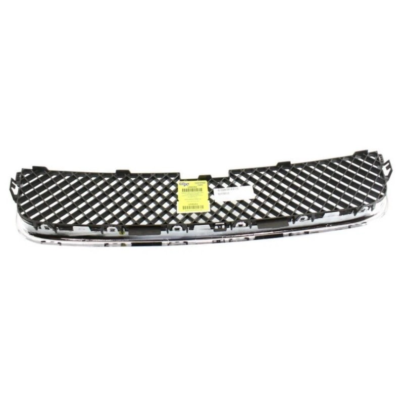TopAlpha Chrome Lower Front Grille Grill w/Black Insert For 05-09