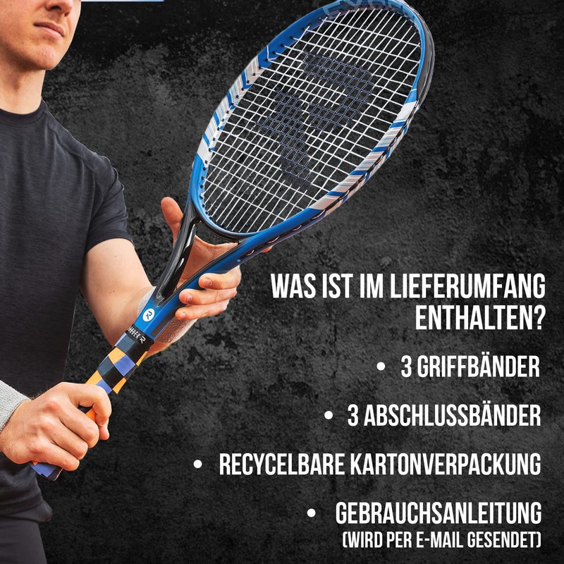 Raquex Evoke Camo Overgrip - Tennis Racket Grip Tape -