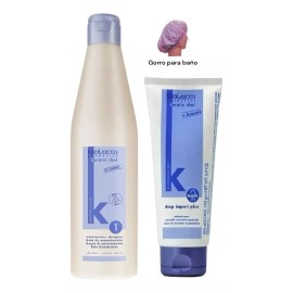 Salerm Keratin Shot Shampoo 500ml + Deep Impact 200ml