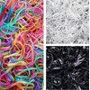 500 x Mini Elastic Hair Bands - Snag free Braids,