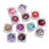 Healvian 36 Pcs DIY Manicure Charm Sequins Heart Design Nails
