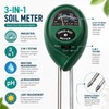 3-in-1 Soil pH Meter for Garden Plants – Moisture, Light