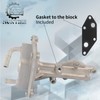 Huntike 21300-JA06A Engine Oil Cooler with Gasket Compatible with N-issan