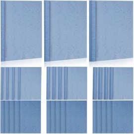 15 Sheets Thermal Binding Covers A4 Thermal Binding Covers PVC Heat Binding Cover 3mm-16-25 Sheets 6mm-36-50 Sheets 8mm-51-70 Sheets Blue with Cover