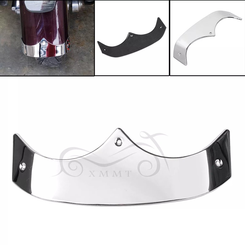 Unbranded Stainless Steel Chrome Rear Fender Trim Tip For Harley