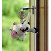 Puzzled Cow Plush Keychain Stuffed Animal Toy - Soft Plush