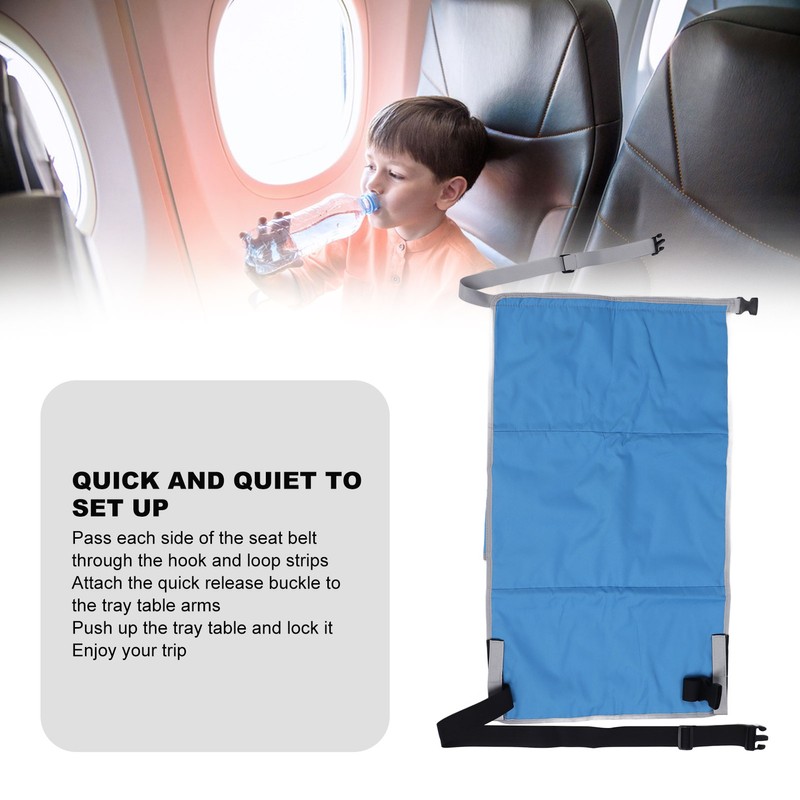Airplane Seat Extender for Kids Canvas Portable Toddler Travel Bed