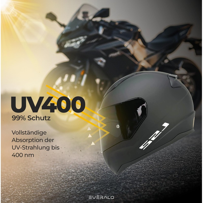 Everalo Visor Compatible with LS2 FF353 Rapid - Rapid II