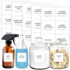 KSIWRE 30 PCS Laundry Labels for Jars,Matte Minimalist Laundry Stickers