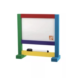 Home Depot Kids Workshops NEW Home Depot Reversible Whiteboard kids workshop wooden kit with pin Aug 2024