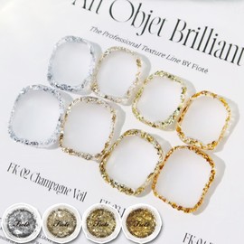 Piote Fiote Foil Flakes 4 types of individual silver leaf gold leaf glitter / 피오떼 호일 플레이크 4종 단품 은박 금박 글리터