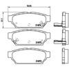 Brembo P 54 016 Brake Pad Set, Disc Brakes (4