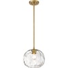Z-Lite 490P10-OBR Chloe Pendant, 1-Light 100 Watts, Olde Brass