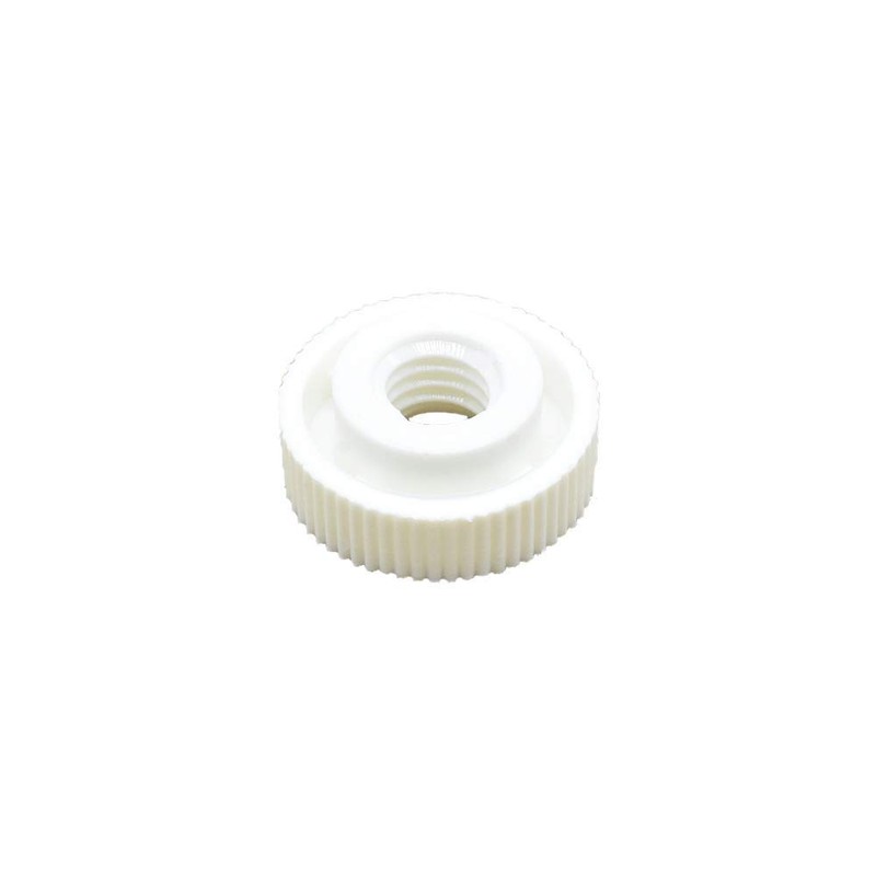 Knurled Nut M4 White Plastic PA 6.6 Spacer Nut Diameter