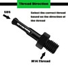 Mgtgbao 1Pcs Core Drill Bit Adapter M14 Female to SDS