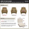 RSH DECOR: Deep Seating Chair Cushion Set | 23” x