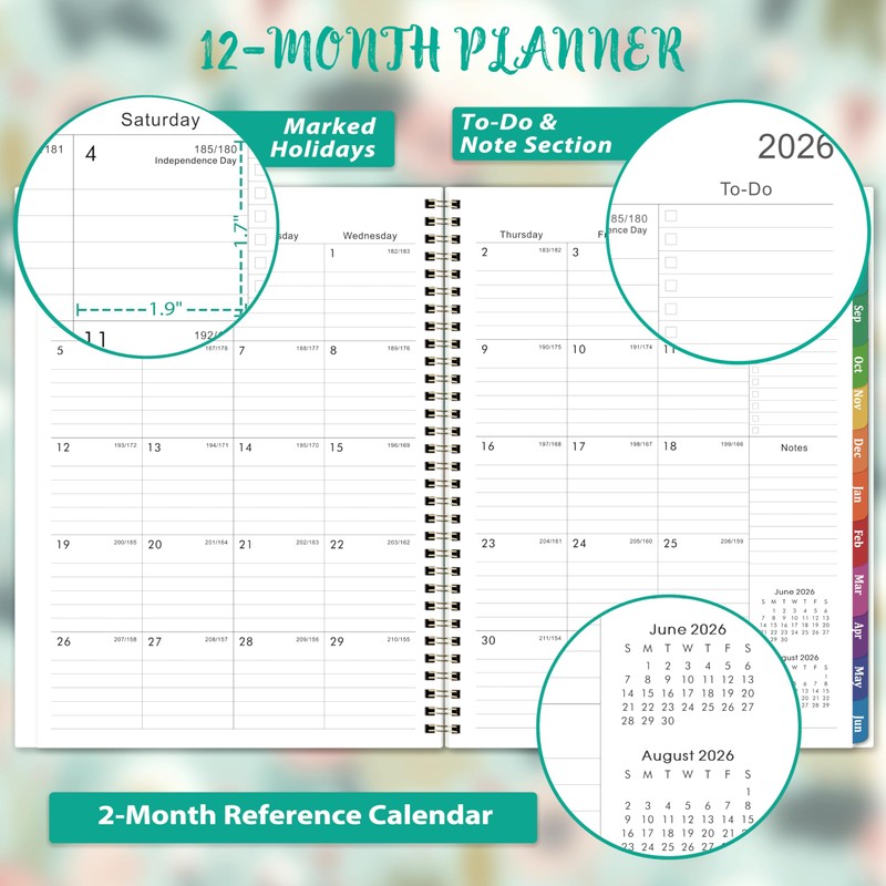 2026-2027 Planner - 2026-2027 Planner Weekly and Monthly, Jul.2026-Jun.2027, 8.5''x11'',