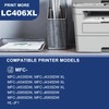 LC406XL Ink Cartridges 5-Pack (2BK/C/M/Y) Replacement for Brother LC406XL High