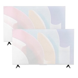 Dpwrrot TV Moving Cover Fits Up to 65''W x 36''H Display Screen, Foam Flat Screen TV Cover For Protection During House Moving, Painting, Storing or Home Renovation-2 Pack