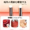 FsGrg シリコンコンシーラーブラシ 2 個セット 丸頭 フェイスブラシ リップブラシ 肌に優しい 自然仕上がり 使いやすい