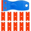 Double Edged Plastic Razor Blade Scrapers Knife with Contoured Grip