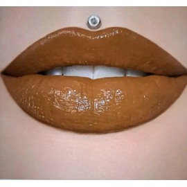 Jeffree Star Supreme Lip Gloss In "TOP SHELF" Is A Med Brown Leather Look.  NEW