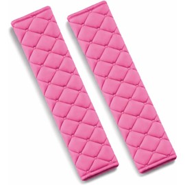 Andalus Fundas para cinturón de Seguridad, Protector de cinturón de Seguridad, Almohadilla para cinturón de Seguridad para Coche/Bolsa, Comodidad Suave, Rosado