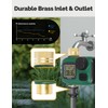 MOES Sprinkler Timer, Brass Inlet & Outlet, Programmable Automatic Irrigation