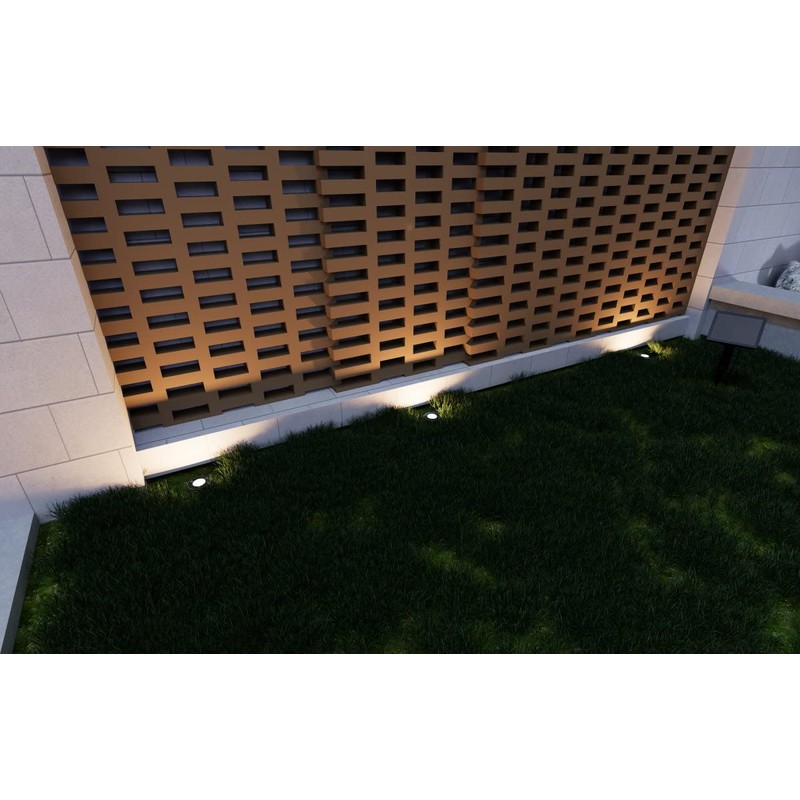 LICHT DISCOUNT 5W GX53 230V LED Recessed Floor Spotlight Round