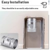 Therwen Backdraft Damper Duct Manual Volume Damper with Sleeve Stove