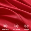 4 Panels 5x20ft Red Ceiling Drapes for Wedding Parties, Wrinkle