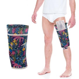Catheter Leg Bag Holder, Adjustable Catheter Sleeves Urine Leg Bag Holder, Urinary Drainage Bag Stay in Place Urine Bags for Legs Foley Catheter Bag Holder for Women or Men (Multicolor, L)