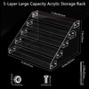 Acrylic Coffee Capsule Storage Holder Compatible, nespresso pod organizer, 5-Tier