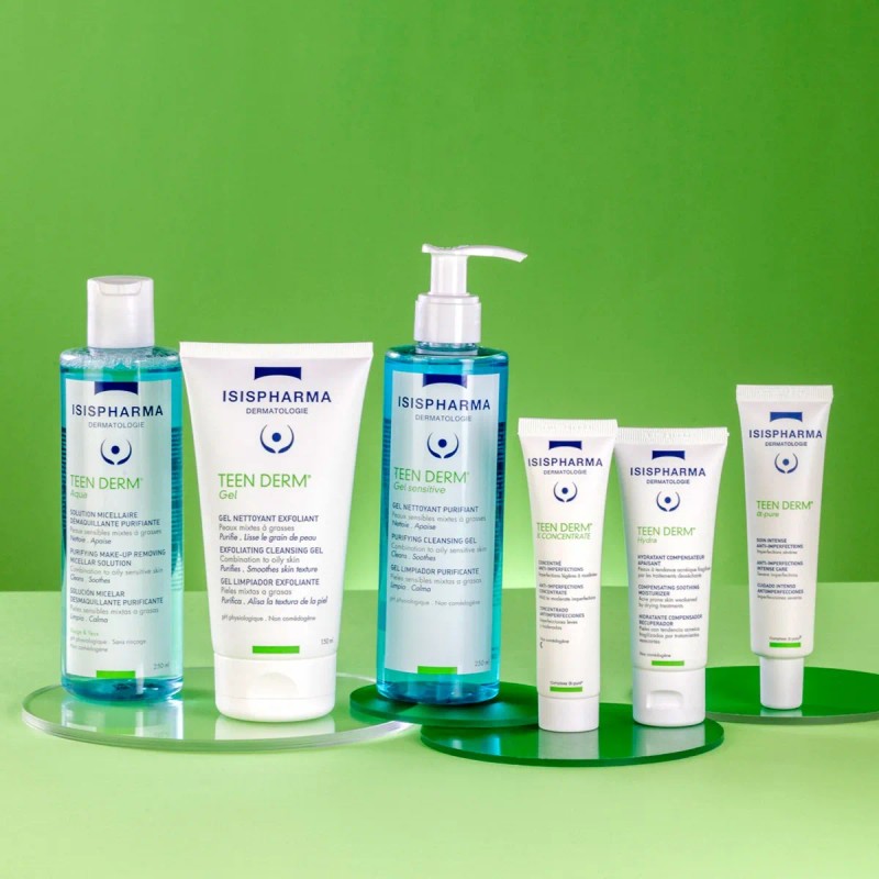 Isispharma Teen Derm Gel 150ml Tipo De Piel Grasa/mixta