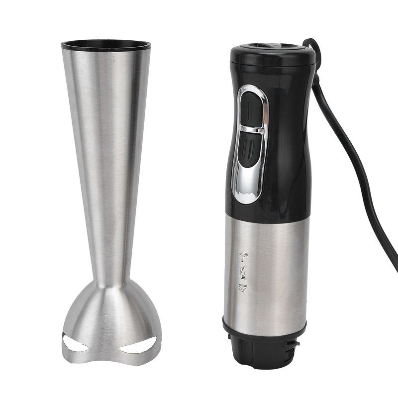 Food Blender Handheld Electric Stainless Steel Mixer Household Kitchen Tool