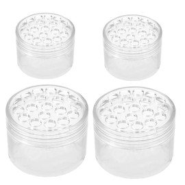 Ikebana Twister Hanataba Flower Holder, Transparent Spiral Stem Holder for Flowers for DIY Flower Arrangement, Pack of 4