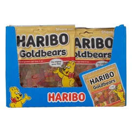 Haribo Gold Bears Bag 160 g (Pack of 6)