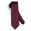 Hisdern Tie for Men, Wedding Tie with Pocket, Square, Classic,