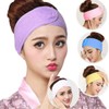 Diadema Suave Con Velcro Lavable Para Spa Maquillaje Diadema para