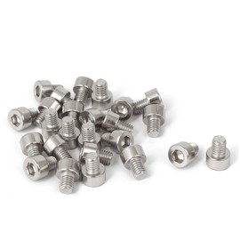 uxcell® M5x6mm 316 Stainless Steel Metric Hex Socket Head Cap Screws Fasteners 25 Pcs
