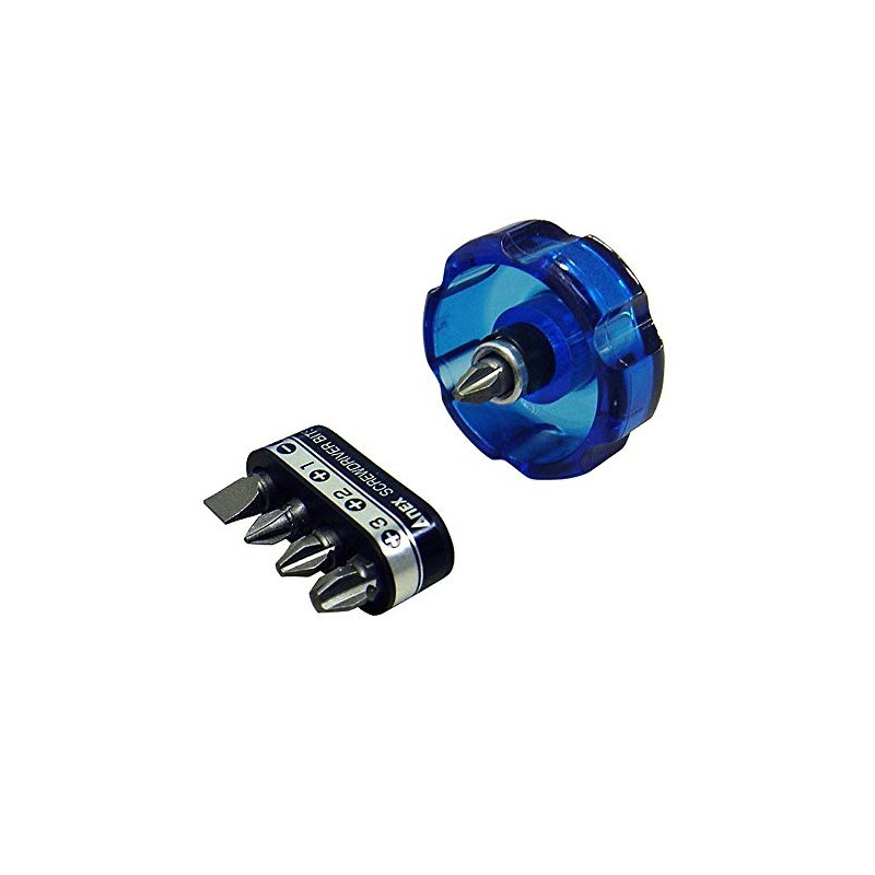 ANEX Screwdriver, Replaceable Type, Starby Wide Handle, Set of 5